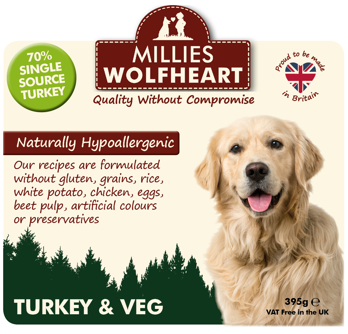 Turkey & Veg Wet Food